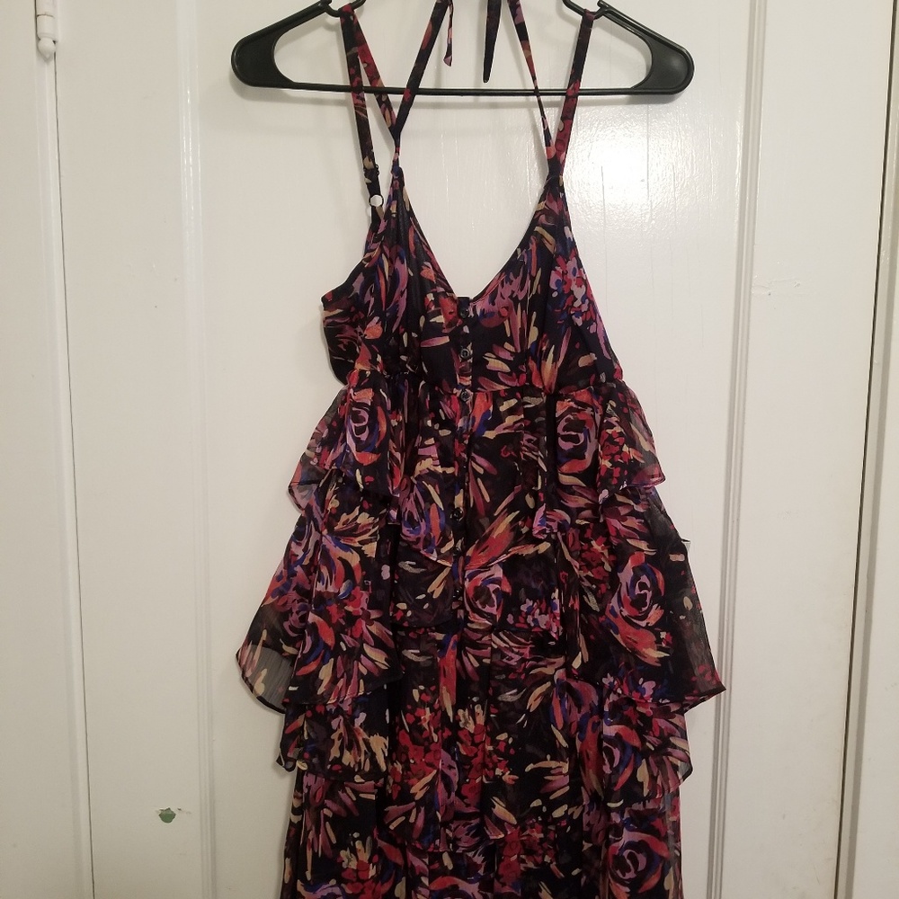 BCBGeneration Abstract Flowy Dress
